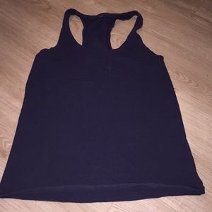Navy lulu racer back tank